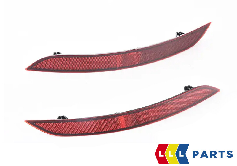 Rear Bumper Reflector Kit For Audi A3 2013-2016 – Left & Right – Red Plastic – WXHYWWF