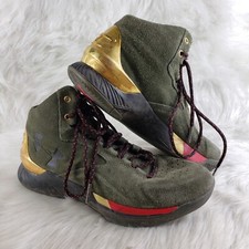 Under Armour Curry 1 Lux Suede Mid Downtown Green for sale | eBay