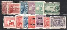 Australie 1927-1931 Editions Entre Sg 97 Et 123 Mlh / MH