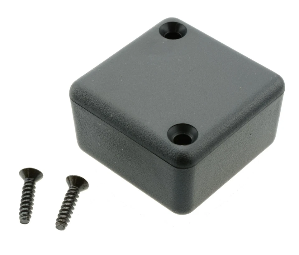 1551MBK Black Genuine Hammond ABS Enclosure Project Box (35 x 35 x 20mm)