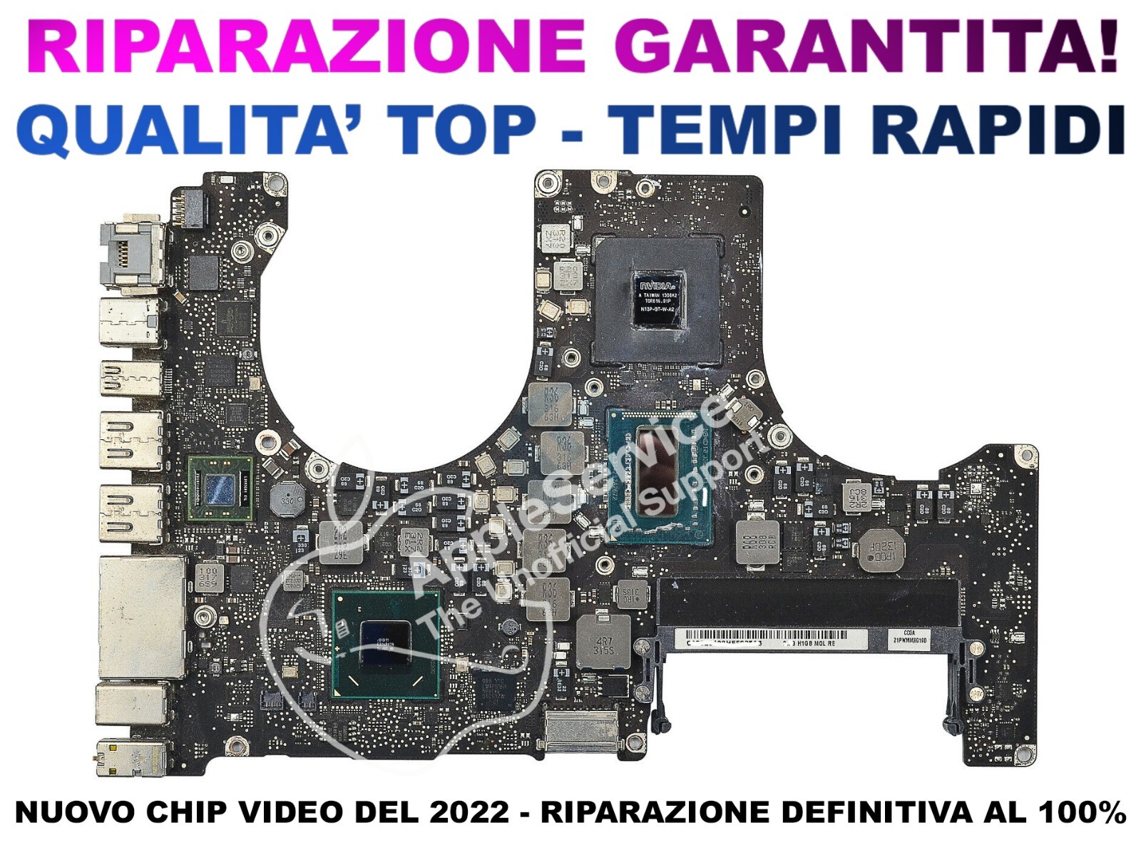 ✅LOGIC BOARD REPAIR APPLE MACBOOK PRO 15 2010 - p/n: 820-3330 ✅