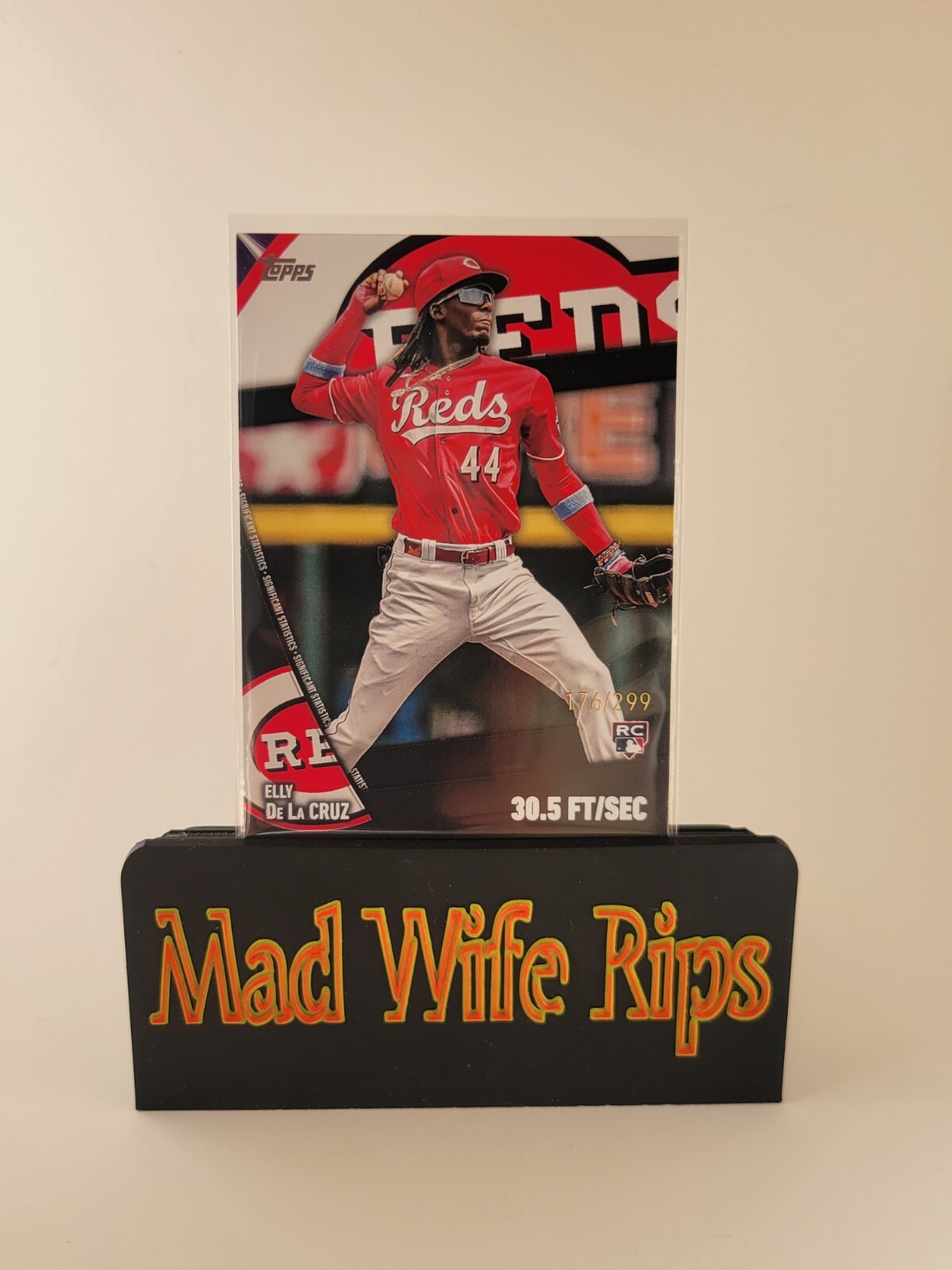 2024 Topps S2 Elly De La Cruz Significant Statistics SS20 Reds RC Black /299 SSP