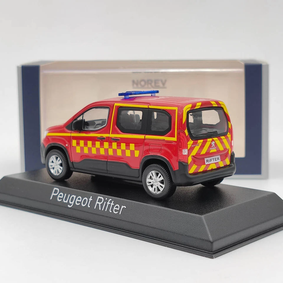 1/43 Norev Peugeot Rifter Secours MedicalDiecast Models Car Christmas Gift Red - Image 3 of 4