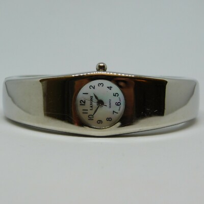 LAVONI Mother-of-Pearl Dial Quartz Analog Women's Bracelet Watch New Battery