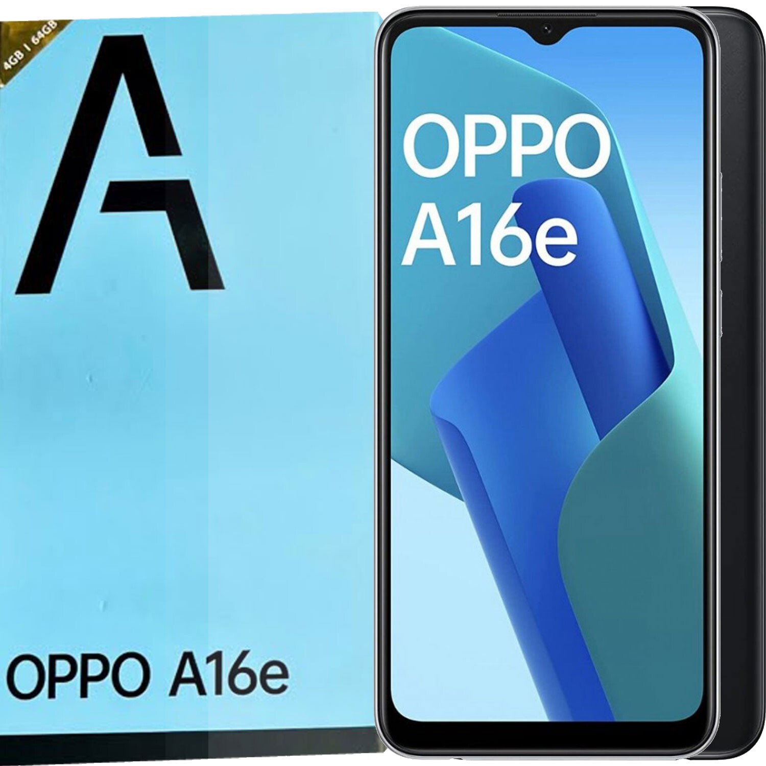 OPPO A16e 4G/LTE Black 64GB + 4GB DUAL SIM Factory Unlocked GSM NEW
