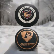 HAMILTON BULLDOGS AHL OFFICIAL GAME PUCK INGLASCO MFG. MADE IN 🇨🇦