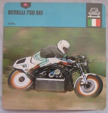 Benelli 750 SEI - Edito-Service Information Collectors Card