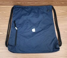 Apple Computer Tote Bag Sack Strap Travel Promotional Advertisement Blue