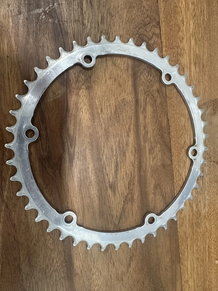 Plato vintage TA Specialities 45 dientes 152 BCD 6 pernos T.A. Hecho en Francia Foto 4 de 4