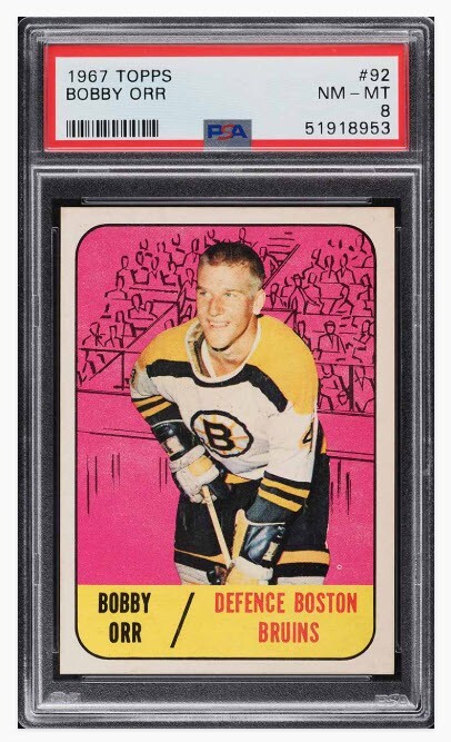 1967 Topps Bobby Orr #92 PSA 8 NM MT