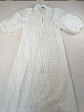 Vintage 40  s Diana Dean Lace Dressing Gown/ Lingerie Robe. Wedding Boudoir S/M