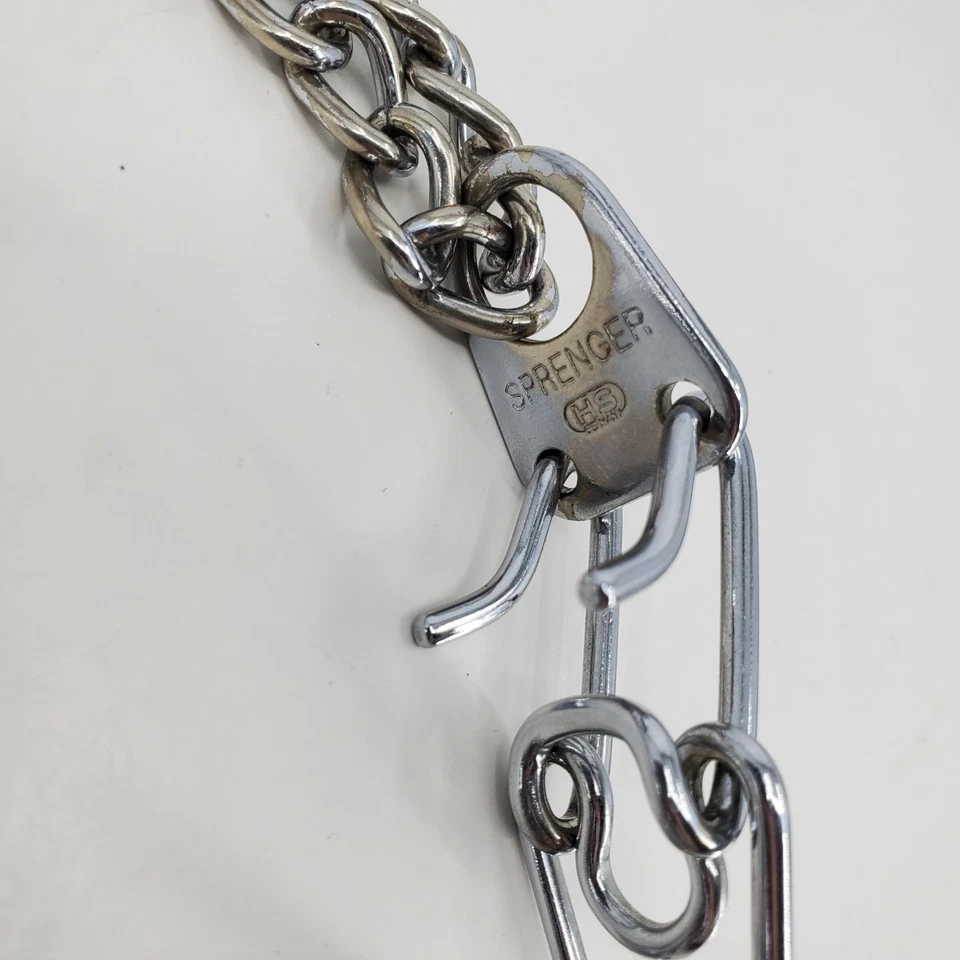 Herm Sprenger Dog Training Prong Pinch Collar Chrome Plated Steel - Image 4 of 4