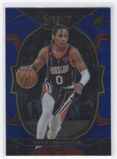 #70 2022-23 Select Blue BASE ^ TyTy Washington Jr. RC Houston Rockets