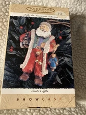 Hallmark Keepsake Santa's Gifts 1996 Ornament Folk Art Americana Collection