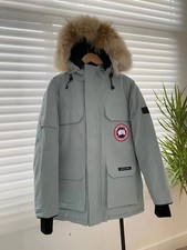 Canada Goose Expedition Parka 08 Men Winter Down Jacket Coat Real Fur Light Blue