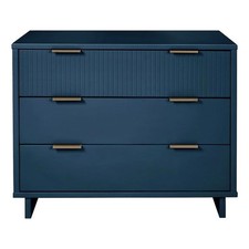 Manhattan Comfort Granville Standard Engineered Wood Dresser in Midnight Blue