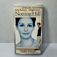 Notting Hill Special Edition VHS Julia Roberts Hugh Grant 1999 Rom-Com Movie VTG