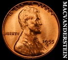 1955-S Lincoln Wheat Cent- Choice Gem Brilliant Uncirculated No Reserve #J6609