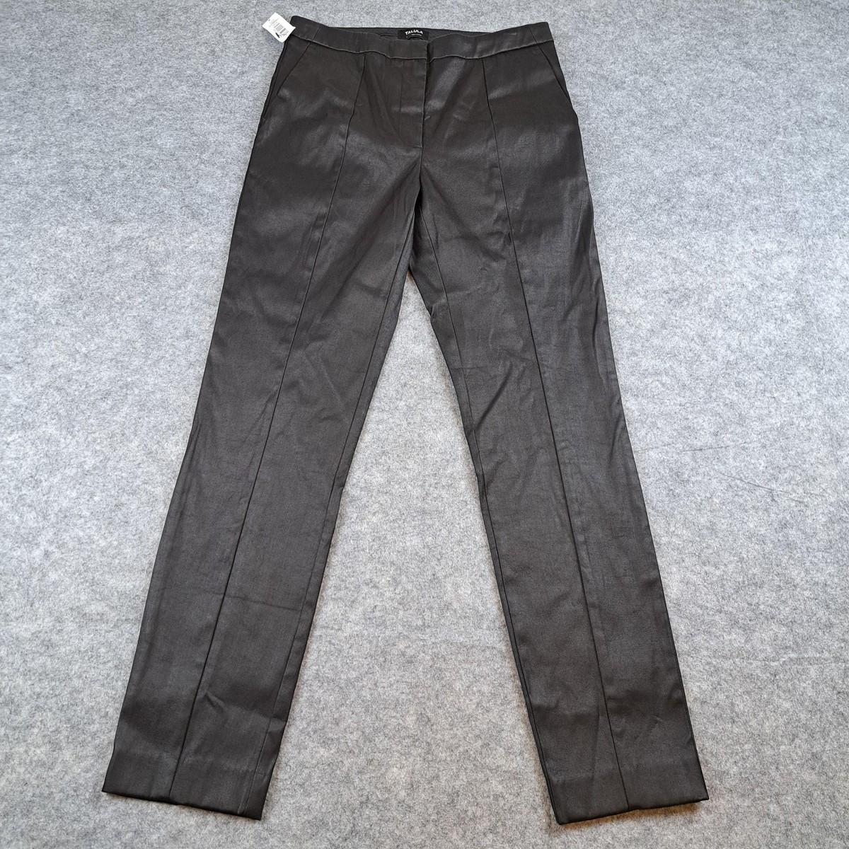 aritzia cigarette pant Talula Pants Womens 8 Black Waxed Cigarette Slim Trousers Aritzia Career  New