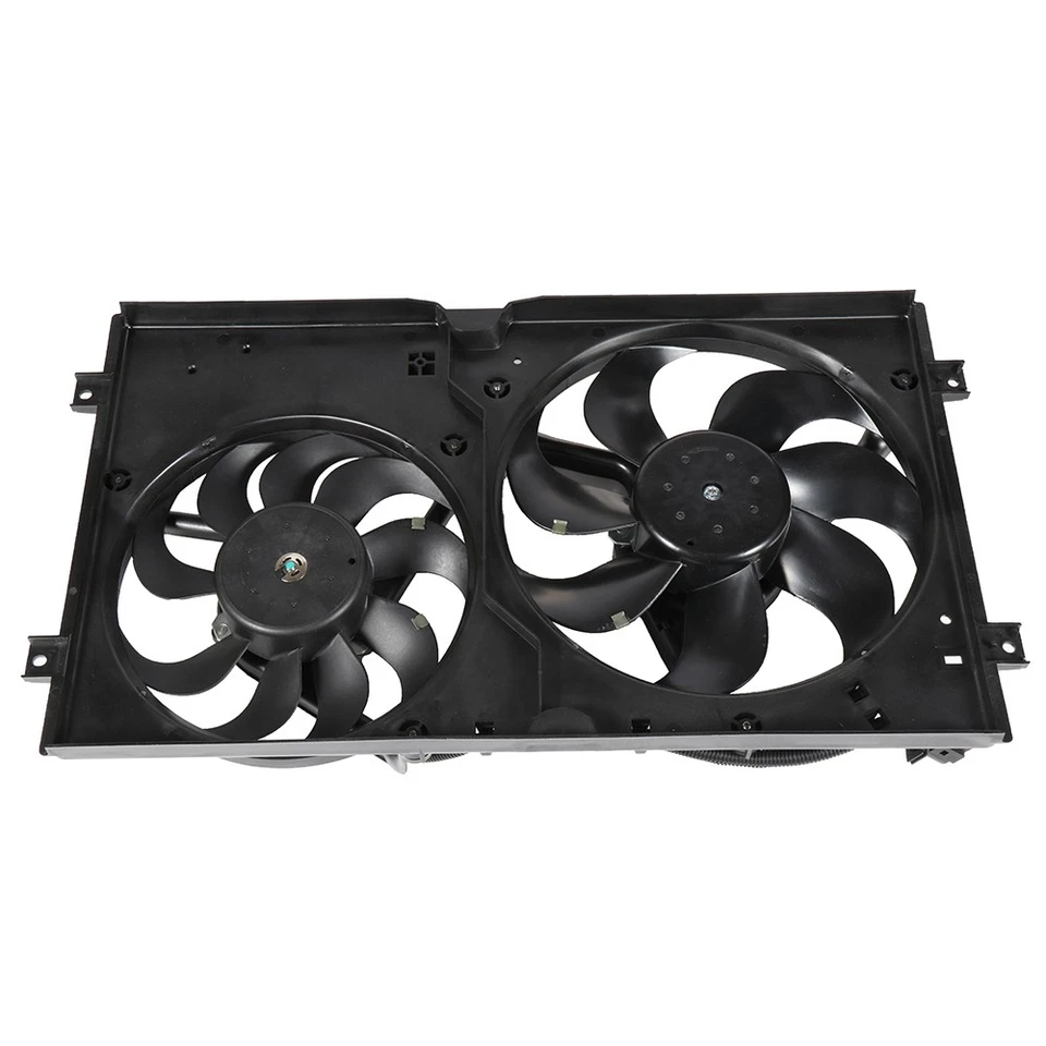 Conjunto de ventilador condensador radiador eléctrico para Volkswagen Beetle 1998-2006 Foto 2 de 4