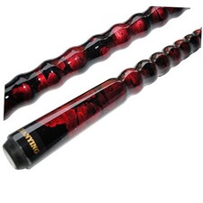 58" Pool Cue Stick,13mm 2-Piece Maple Hardwood Ergonomic Design Wine 19oz