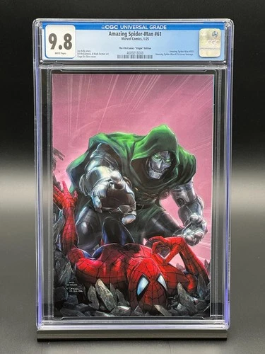 Amazing Spider-Man #61 CGC 9.8 (2025) - Doctor Doom - Da Silva Virgin LTD 1000