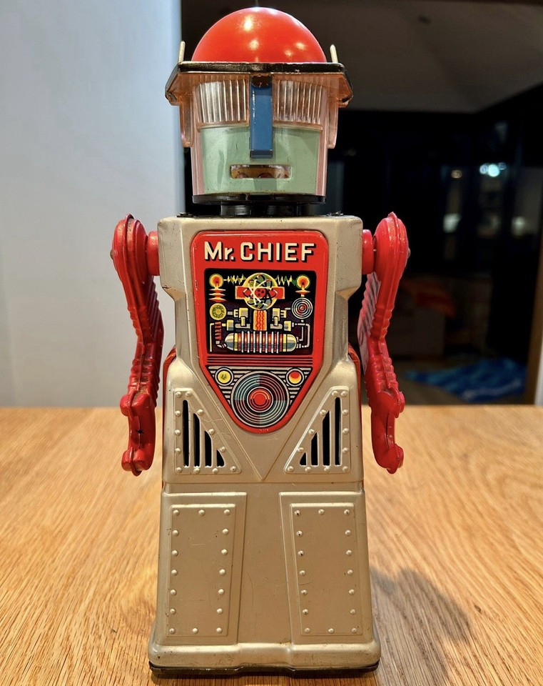 Freak Scene Robot - Robot en étain - Chief Smoky - Tin Toys