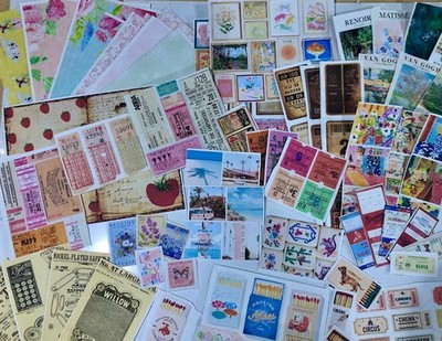 Junk Journal Ephemera- 50 Cut Outs-Random-No Duplicates 