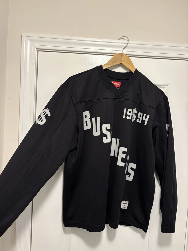 Supreme Business Hockey Jersey Sz S SS20 100 % Authentic - Image 2 of 4
