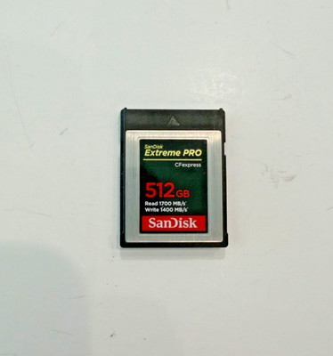 SanDisk 512GB Extreme PRO CFExpress Type B Memory Card With Protective Case