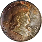1956 Franklin Half Dollar PCGS MS66 FBL Superb Eye Appeal Strong Strike