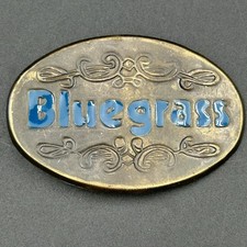 Bluegrass Brass Belt Buckle Country Music Western Style USA