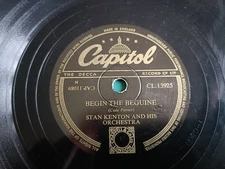 Stan Kenton And His Orchestra: Begin The Beguine 10" 78RPM 1st UK Shellac 13925