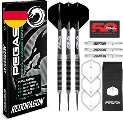 RED DRAGON Darts - Pegasus Profi 80% Tungsten Darts Set | Erhältlich Mit Dartpfe