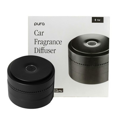 Smart Black Car Aroma Diffuser Auto Start Stop Adjustable Scent Intensity