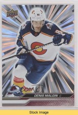 2023-24 Upper Deck Series 1 Outburst Silver Denis Malgin #45 READ 02u3