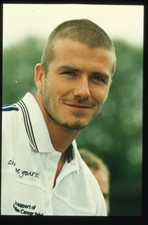 David Beckham Manchester United England Vintage Photo Agency 35mm Transparency