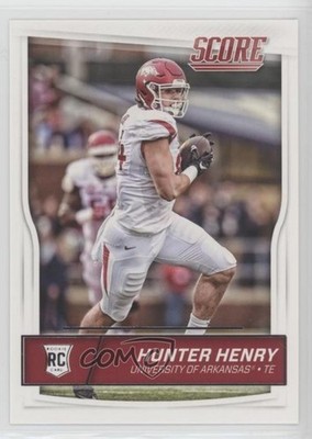 2016 Score Rookies Hunter Henry #382 Rookie RC 0c4