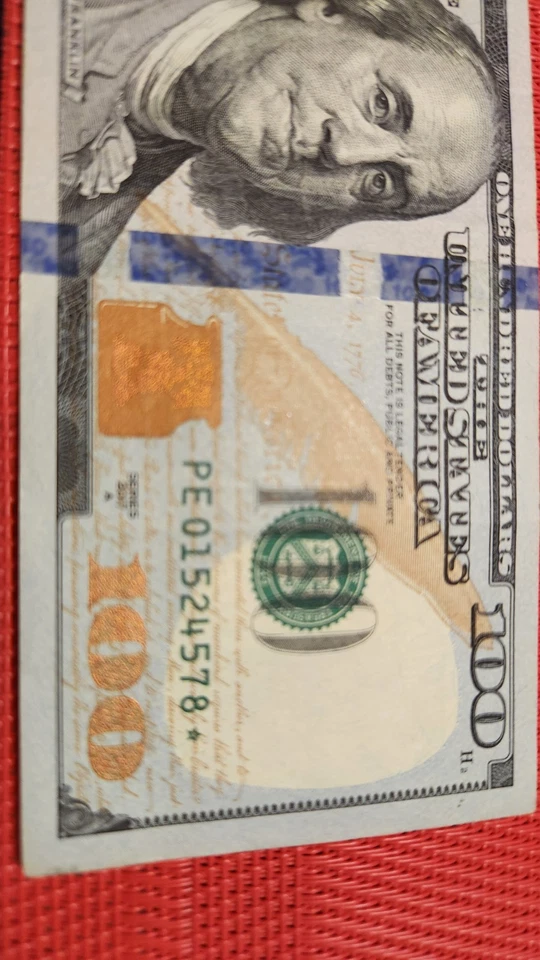 100 Dollar Star Note Series 2017A - Image 2 of 4