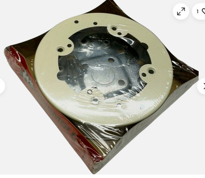 Wiremold V5738 Ivory Fixture Box, Solid Base, 4-3/4''  Diameter  1 Pack Of 6 PCS