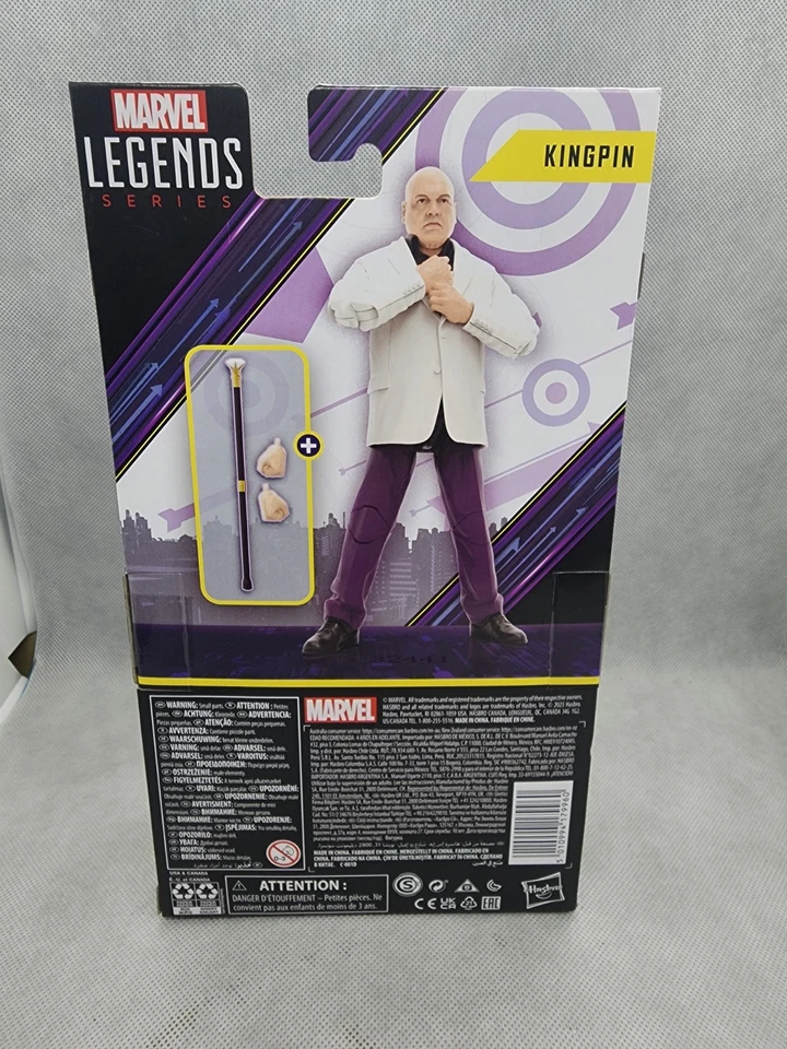 Figura de acción Marvel Legends Kingpin 6” Hawkeye Daredevil Wilson Fisk 2023 nueva Foto 2 de 4