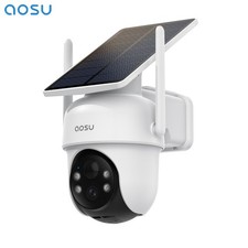 AOSU Solar Security Camera Outdoor Wireless Home Surveillance works with Alexa