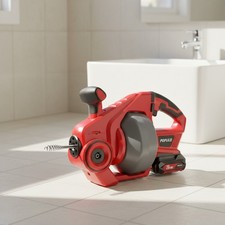 Powerful 20V Drain Snake - Fast, Efficient Clog Removal for Kitchen Bath Pipes