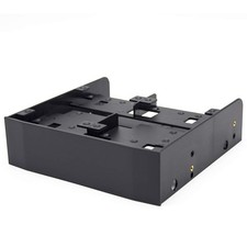 5.25 Inch Drive Bay Adapter Kit, 2.5, 3.5 HDD SSD to Floppy Bay Mounting Bracket