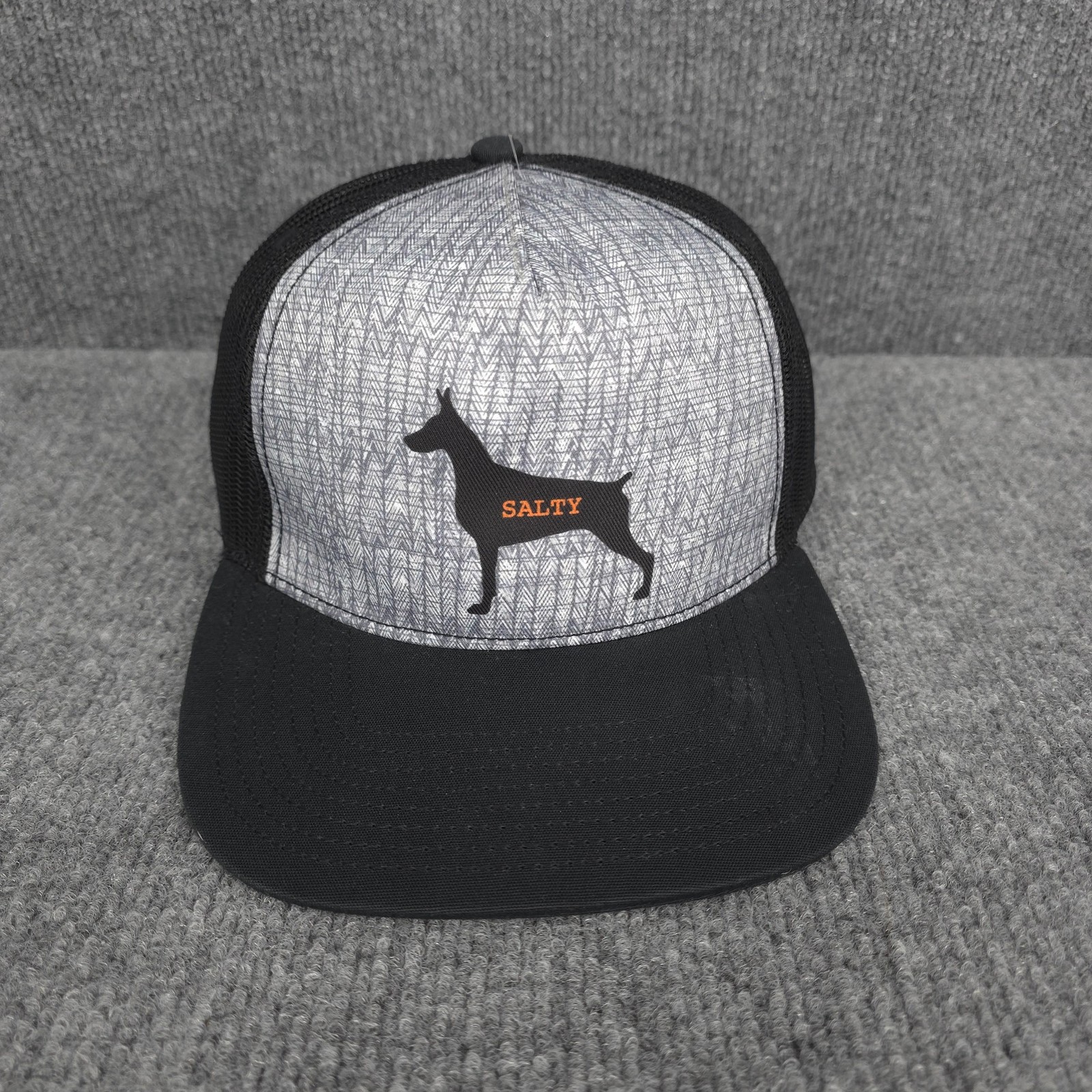 Cap Snap Journeyman Trucker Snap Back Gray Black Outdoors Hi