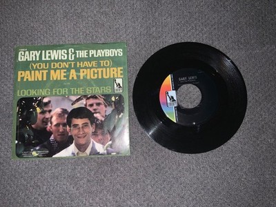 Gary Lewis - Paint Me A Picture (VG+/G+) *really cool label misprint error