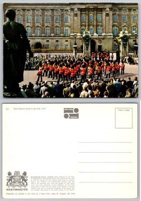 Vintage Buckingham Palace London Changing of Guard John Hinde Postcard