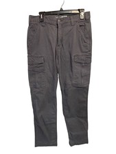 Carhartt Relaxed Fit Canvas Workwear Gray Cargo Pants Mens Size 32 X 32
