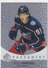 22/23 UD SP AUTHENTIC KENT JOHNSON PAGEANTRY RC ROOKIE INSERT #75