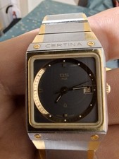 Certina DS.N2. Swiss Made 1980 Crystal Sapphire Quartz Uhr Vintage